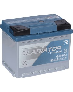 Автомобильный аккумулятор 60 Ач обратная полярность L2 Gladiator