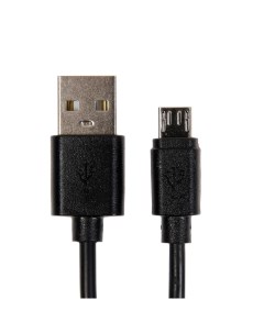 Кабель Micro USB USB 1 м черный Oxion