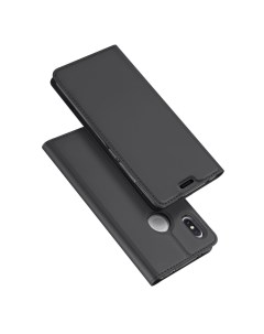 Чехол книжка для Xiaomi Redmi S2 Y2 DU DU боковой серый X-case