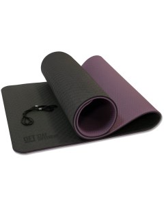 Коврик для йоги Original Fit Tools FT YGM10 TPE black purple 180 см 10 мм Original fittools