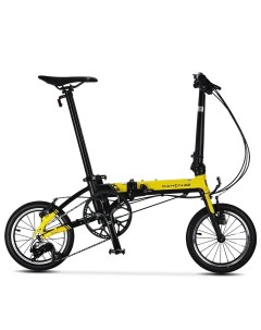 Велосипед K3 складной 14 дюймов KAA433 чёрно жёлтый Dahon