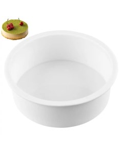 Силиконовая круглая форма для торта Круг white D165см Bakery line