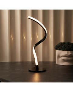 Настольная лампа светодиодная Spiral Duo теплый белый свет цвет черный Rexant