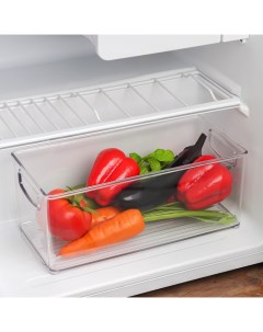 Органайзер для холодильника Berkana 31 2 15 2 12 7 см цвет прозрачный Беросси