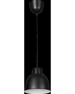 Подвесной светильник Melga E27x1 металл цвет черный Inspire