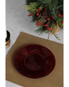 Тарелка десертная 7386456 21 см красный Coincasa