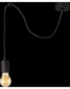 Подвесной светильник Паук 1 лампа 3м Е27 цвет черный матовый Inspire