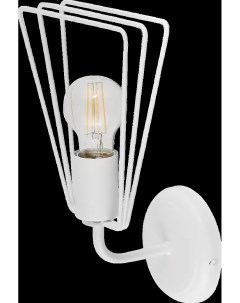 Настенный светильник бра Ферро 1 лампа 3м E27 цвет белый матовый Vitaluce