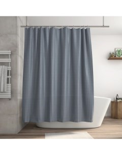 Штора для ванной Neo Stripes 180x200 см полиэстер цвет серый Sensea
