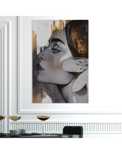 Интерьерная картина Девушка с лилей 50х80 см Art debut gallery