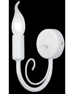 Настенный светильник бра Blanca 1 лампа 3м Е14 цвет белый матовый Vitaluce