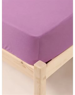 Простыня трикотажная полутороспальное 05895 1 5 фиолетовый Ивановский текстиль
