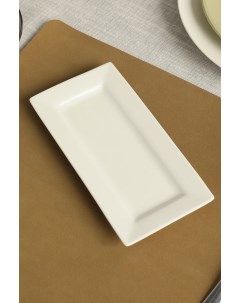 Тарелка закусочная 10x20 см белый фарфор 6534788 Coincasa
