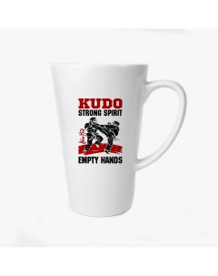 Большая конусная кружка Kudo strong spirit empty hands Coolpodarok