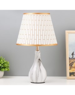 Настольная лампа Алмедия 9604915 40Вт белый 25х25х43 см Risalux
