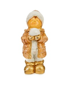 Фигурка декоративная ТПК Мальчик со снежком 51 см Полиформ