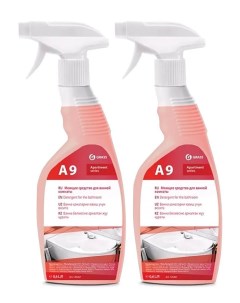 Моющее средство A9 для ванной комнаты Aparment series 2 шт х 600 мл Grass