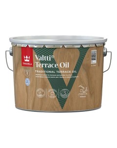 Масло для террас и садовой мебели Valtti Terrace Oil бесцветное 9 л Tikkurila