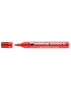 Перманентный маркер для надписей и рисования круглый наконечник заправляемый 1 5 Edding