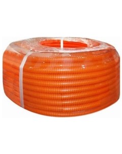 Труба гофрированная лёгкая 20140 OR ПНД с зондом диам 40мм цвет оранжевый 20м Ecoplast