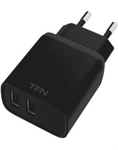 Зарядное устройство сетевое WCRPD12W2U01 2 USB Type А 2 4A кабель micro USB black Tfn