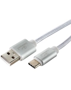 Кабель интерфейсный USB 2 0 CC U USBC01S 3M AM TypeC серия Ultra длина 3м серебристый блисте Cablexpert