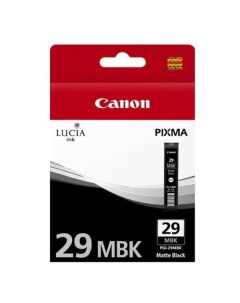 Картридж для струйного принтера Canon PGI 29 MBK 4868B001 PGI 29 MBK 4868B001