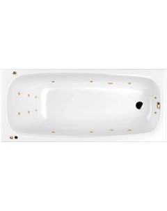Акриловая гидромассажная ванна 180x80 см Layla Slim 0122 180080 100 SMART GL Whitecross