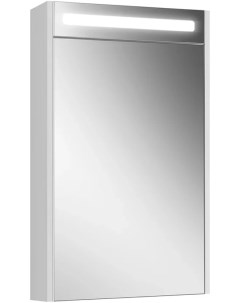 Зеркальный шкаф 50x80 см белый глянец R Неман ВШ 50 4810924276810 Belux