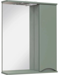 Зеркальный шкаф 60x75 см цемент R Афина 00 00001207 Runo