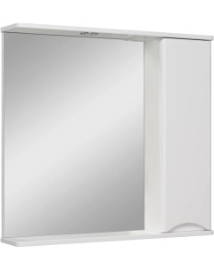 Зеркальный шкаф 80x75 см белый R Афина 00 00001172 Runo