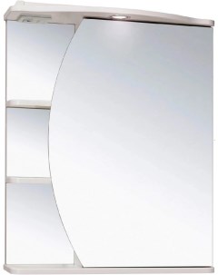 Зеркальный шкаф 60x75 см белый R Линда 00000001082 Runo