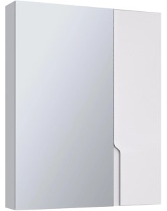 Зеркальный шкаф 60x75 см белый Стокгольм 00 00001126 Runo