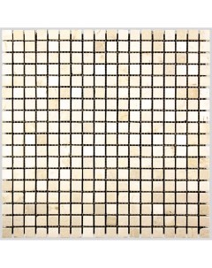 Мозаика Natural i Tile 4M025 15T Crema Marfil Мрамор бежевый поверхность состаренная 29 8x29 8 Mir mosaic