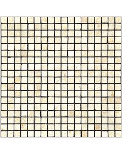 Мозаика Natural i Tile 4M035 15P Мрамор бежевый поверхность полированная 29 8x29 8 Mir mosaic