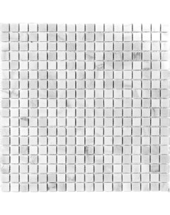 Мозаика Natural i Tile 4M088 15T Carrara Мрамор белый поверхность состаренная 29 8x29 8 Mir mosaic
