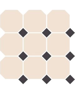 Мозаика Octagon Sheet OCT White DOT Black 4416OCT14 30x30 Topcer