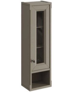Шкаф одностворчатый серый матовый R Jardin 10490R B021 Caprigo