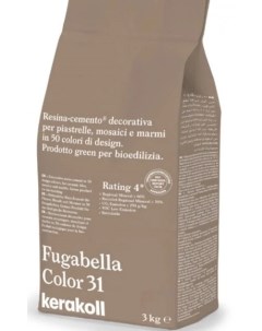 Декоративная полимерная затирка Fugabella Color 3кг 31 Kerakoll