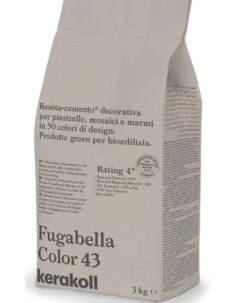 Декоративная полимерная затирка Fugabella Color 3кг 43 Kerakoll