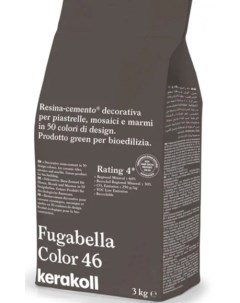 Декоративная полимерная затирка Fugabella Color 3кг 46 Kerakoll