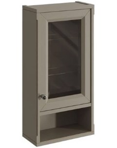 Шкаф одностворчатый серый матовый R Jardin 10492R B021 Caprigo