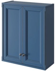 Шкаф двустворчатый синий матовый Jardin 10495 B036 Caprigo
