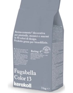 Декоративная полимерная затирка Fugabella Color 3кг 13 Kerakoll