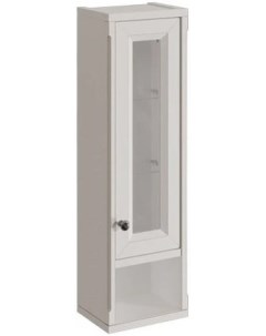 Шкаф одностворчатый белый матовый R Jardin 10490R B031G Caprigo