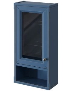 Шкаф одностворчатый синий матовый L Jardin 10492L B036 Caprigo