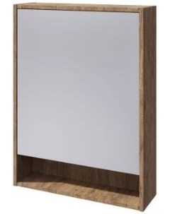 Зеркальный шкаф 60x80 см дуб рустикальный 2050 Дуб рустикальный Caprigo