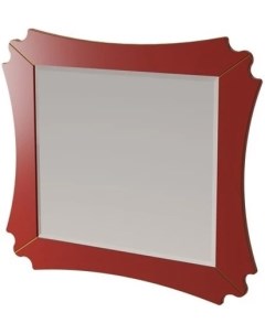 Зеркало 98x85 9 см красный матовый Bourget 11031 B014 Caprigo