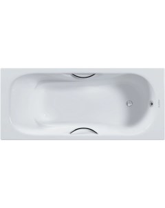 Чугунная ванна 150x75 см Гамма AQ8050FH 00 Aquatek