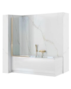 Шторка для ванны 70 см Elegant W5600 прозрачное Rea